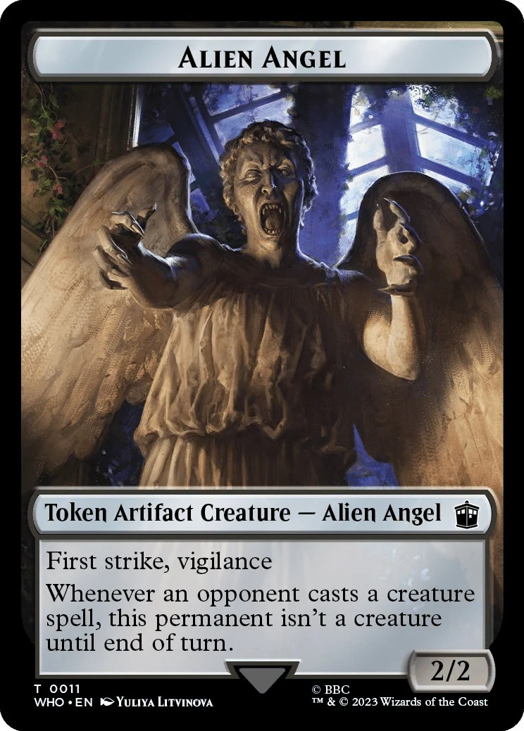 Alien Angel // Mutant Double-Sided Token [WHO - 11 // 18]