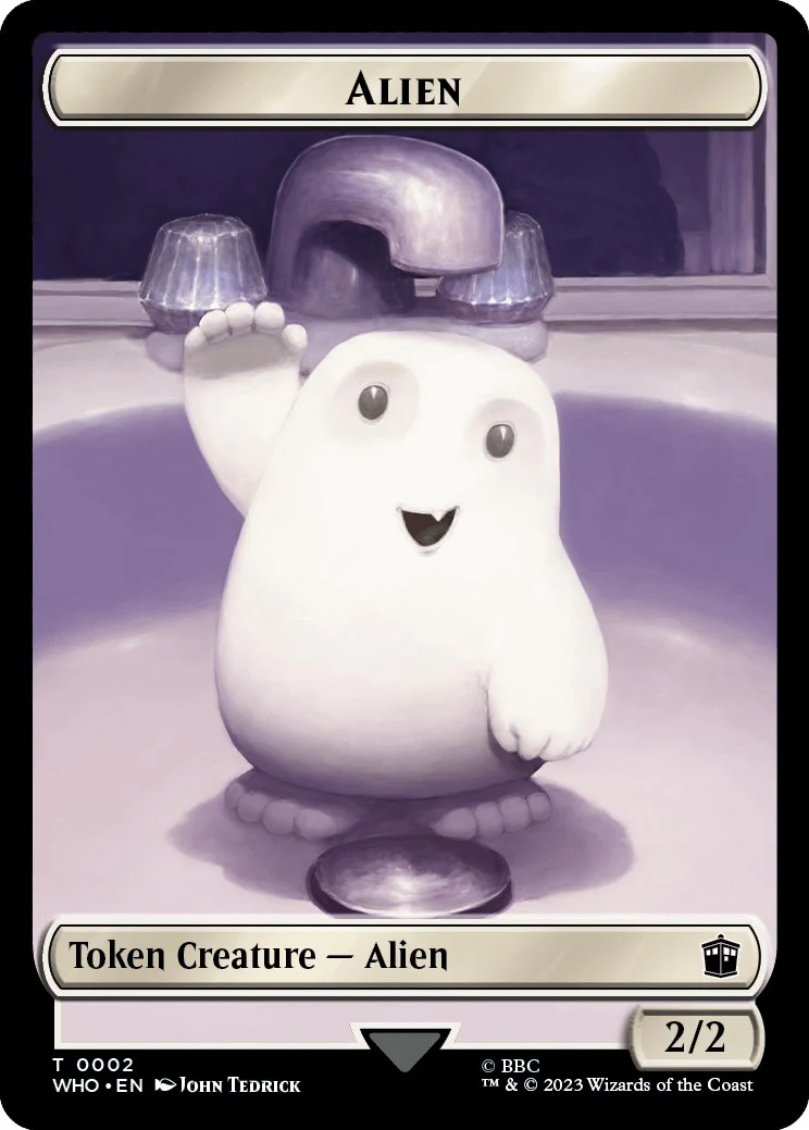 Alien // Treasure (0031) Double-Sided Token [WHO - 2 // 31]