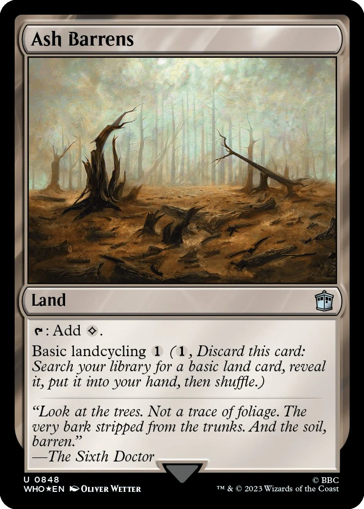 Ash Barrens (Surge Foil) [WHO - 848]