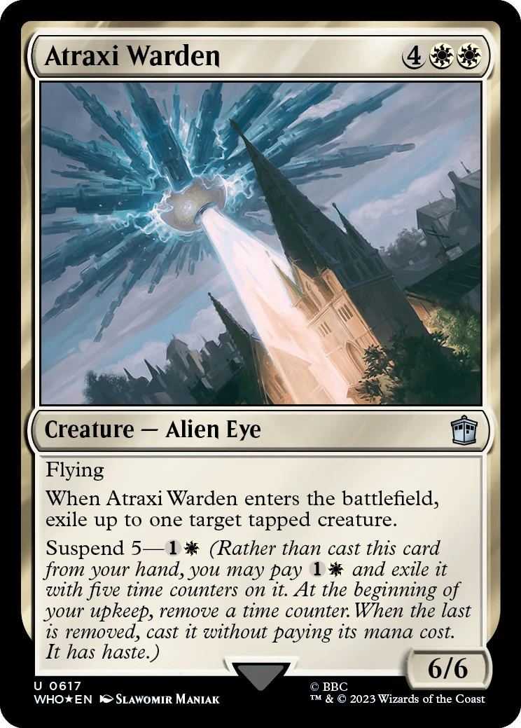 Atraxi Warden (Surge Foil) [WHO - 617]
