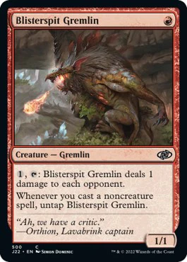 Blisterspit Gremlin [J22 - 500]