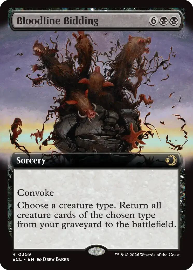 Bloodline Bidding (Extended Art) [ECL - 359]