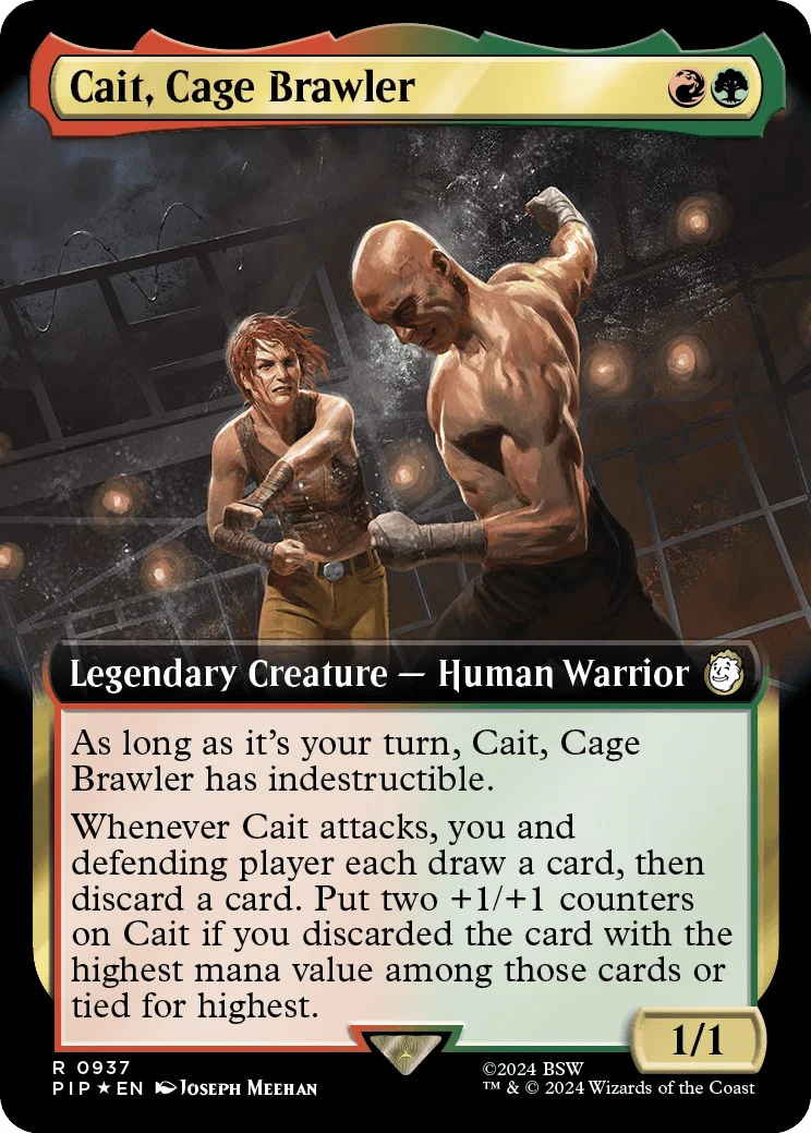 Cait, Cage Brawler (Extended Art) (Surge Foil) [PIP - 937]