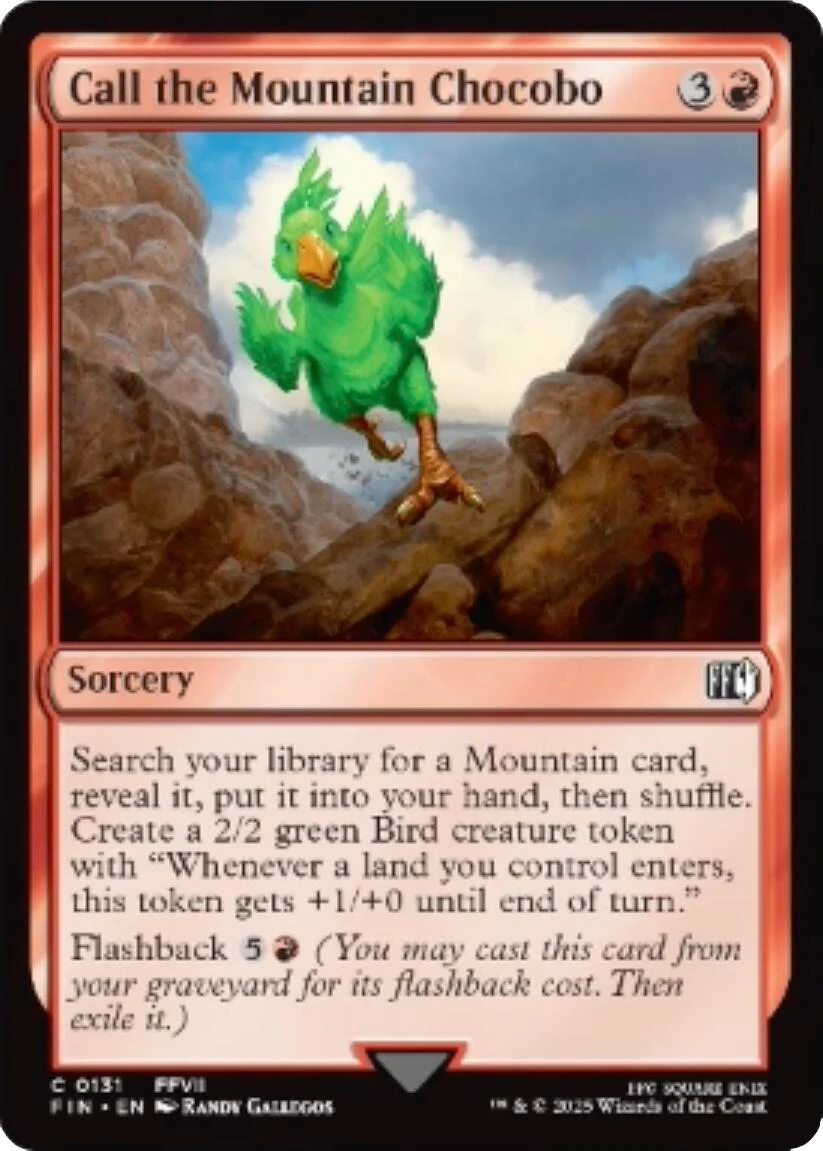 Call the Mountain Chocobo [FIN - 131]