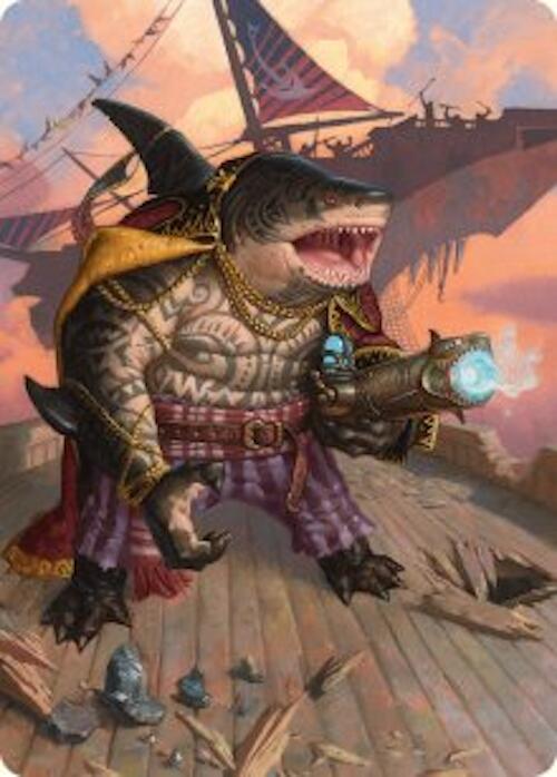 Captain Howler, Sea Scourge Art Card (4/54) [ASDFT - 4]