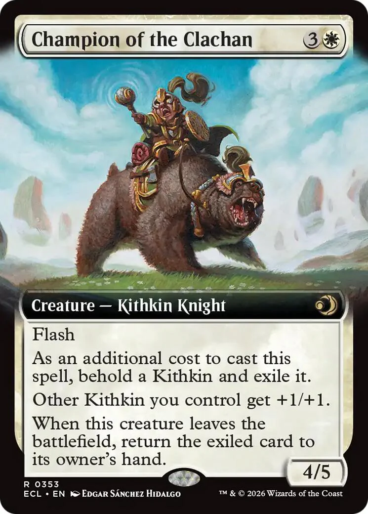 Champion of the Clachan (Extended Art) [ECL - 353]