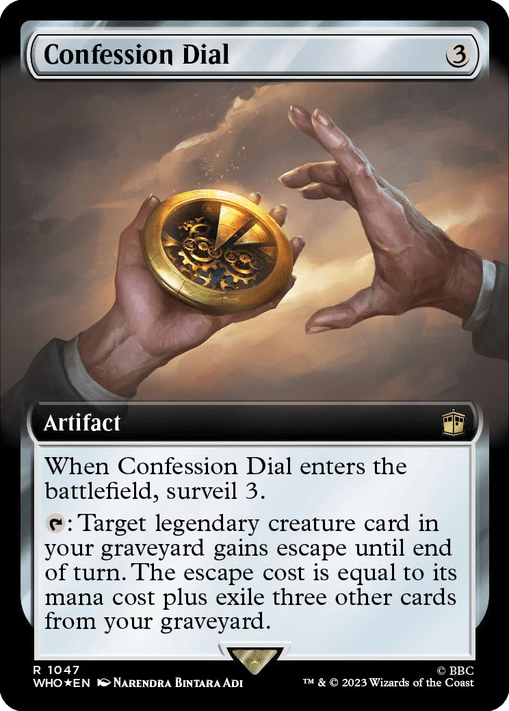 Confession Dial (Extended Art) (Surge Foil) [WHO - 1047]