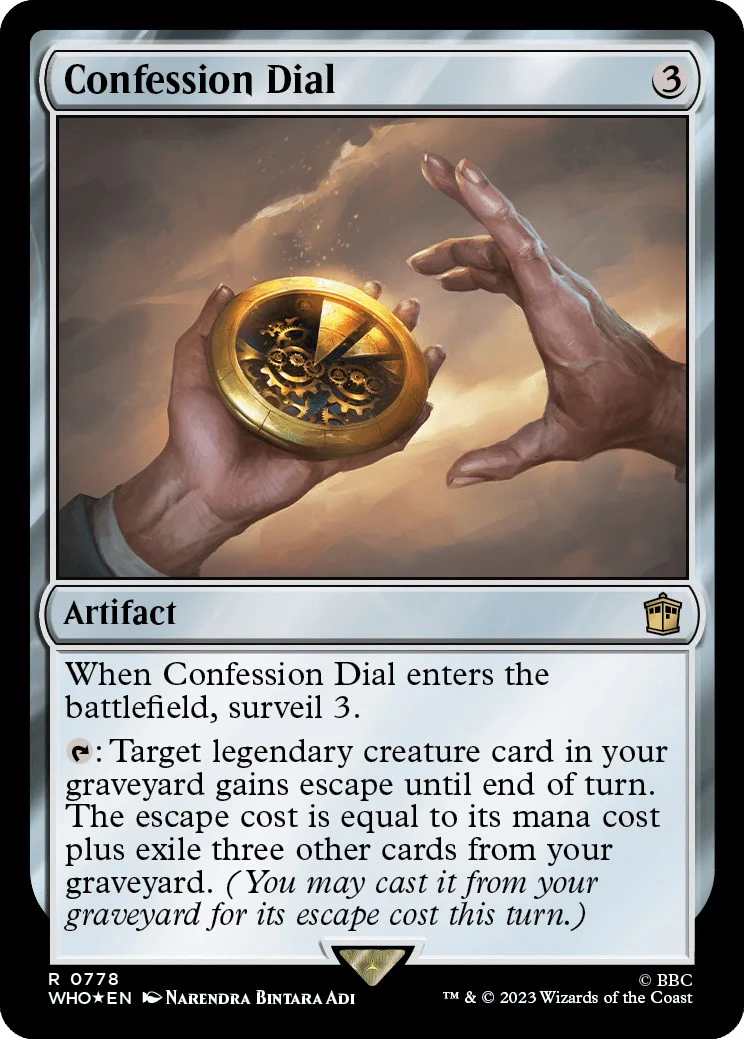 Confession Dial (Surge Foil) [WHO - 778]