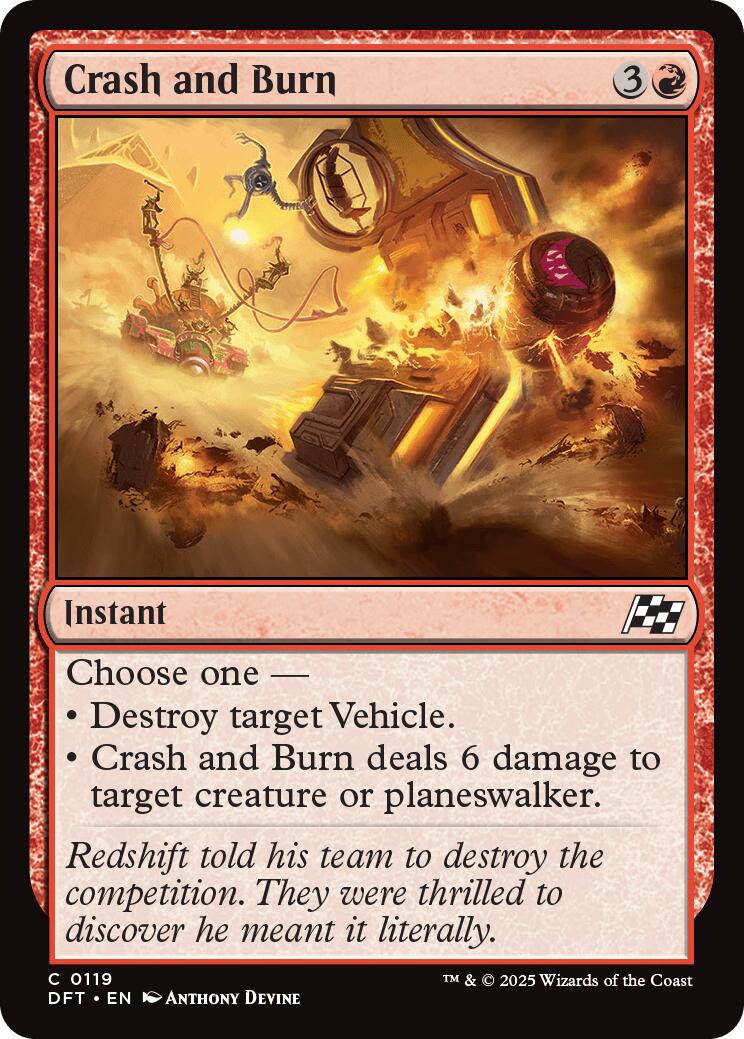Crash and Burn [DFT - 119]