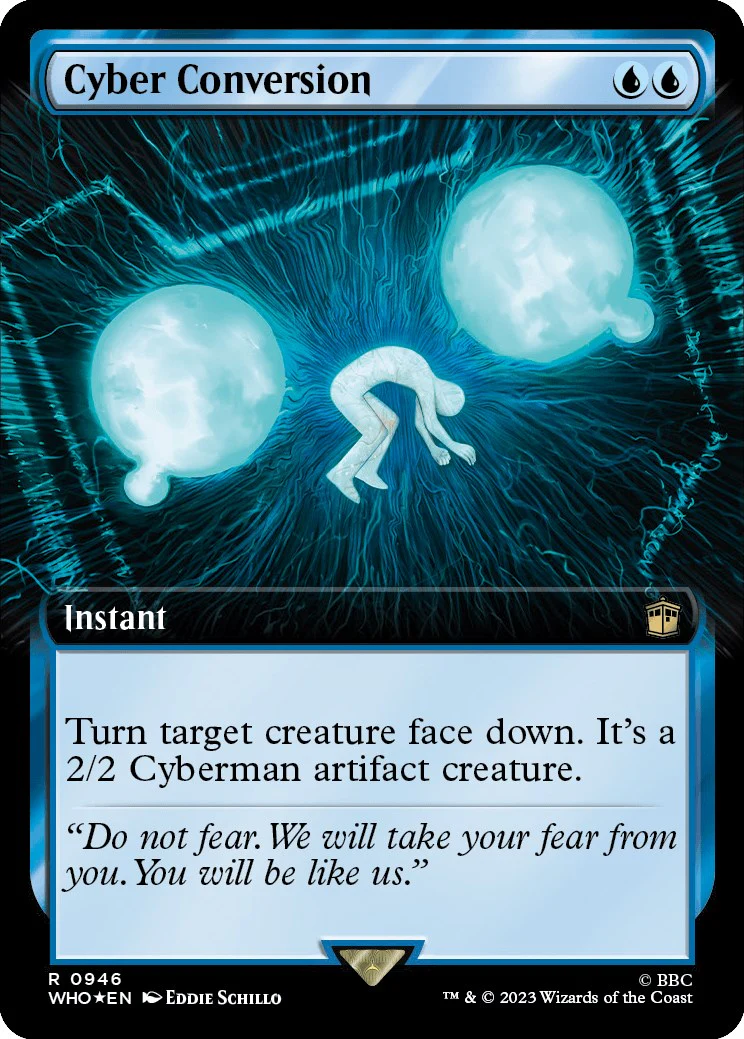 Cyber Conversion (Extended Art) (Surge Foil) [WHO - 946]