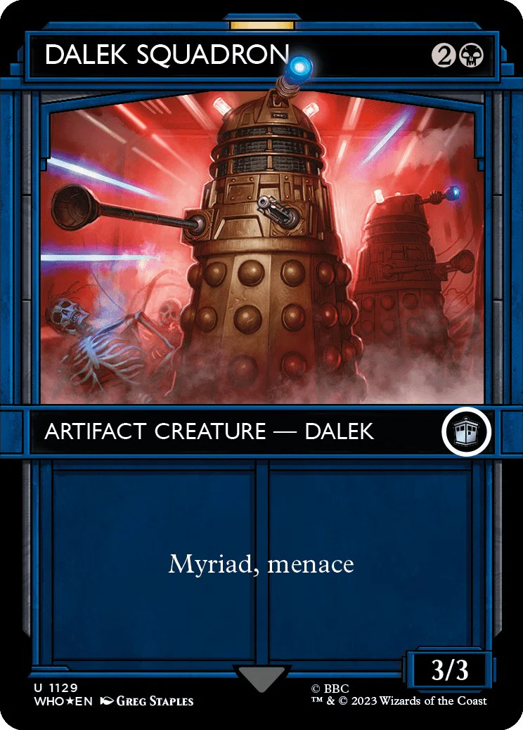Dalek Squadron (Showcase) (Surge Foil) [WHO - 1129]