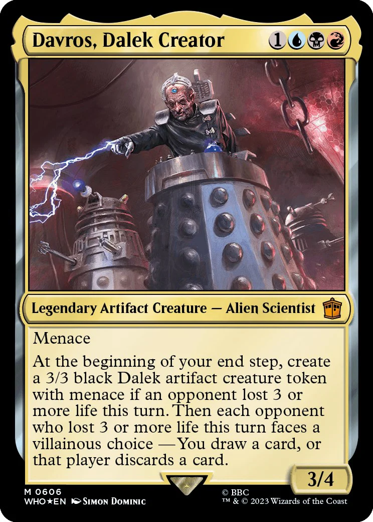 Davros, Dalek Creator (Surge Foil) [WHO - 606]