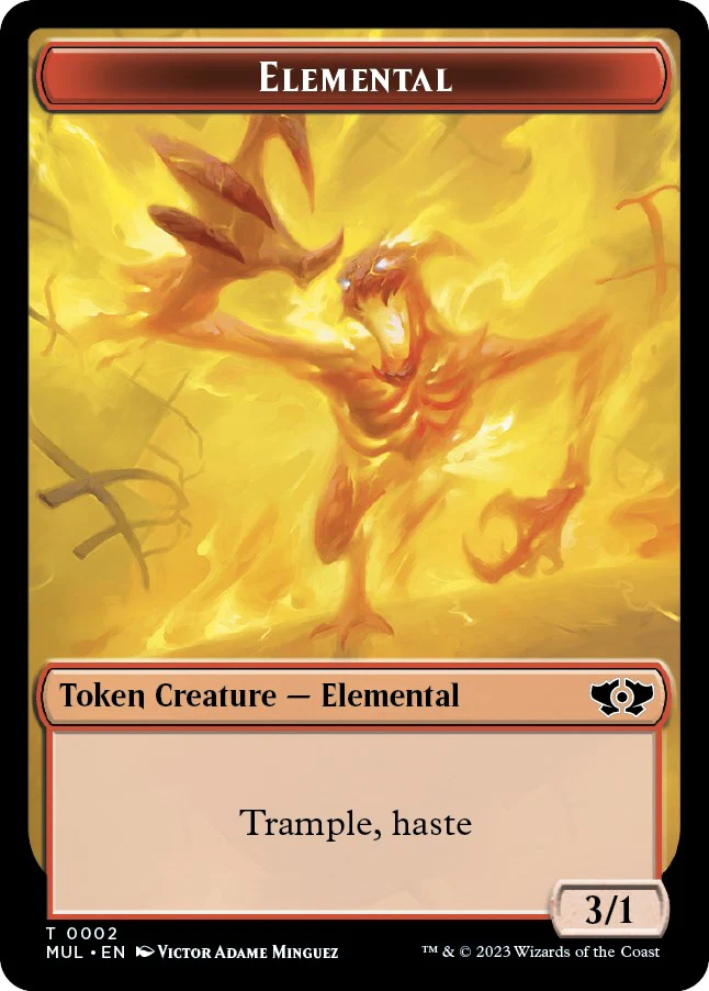 Elemental (0002) // Zombie Double-Sided Token [MOM - 2 // 5]