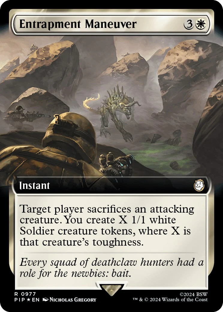 Entrapment Maneuver (Extended Art) (Surge Foil) [PIP - 977]