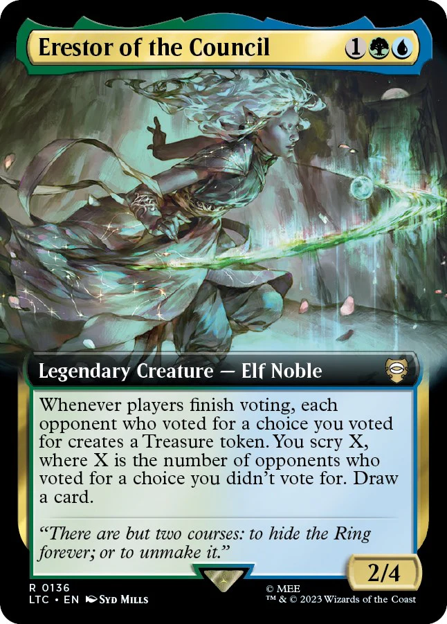 Erestor of the Council (Extended Art) [LTC - 136]