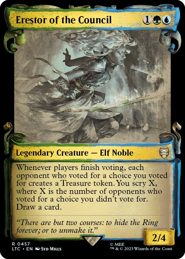 Erestor of the Council (Showcase Scrolls) [LTC - 457]