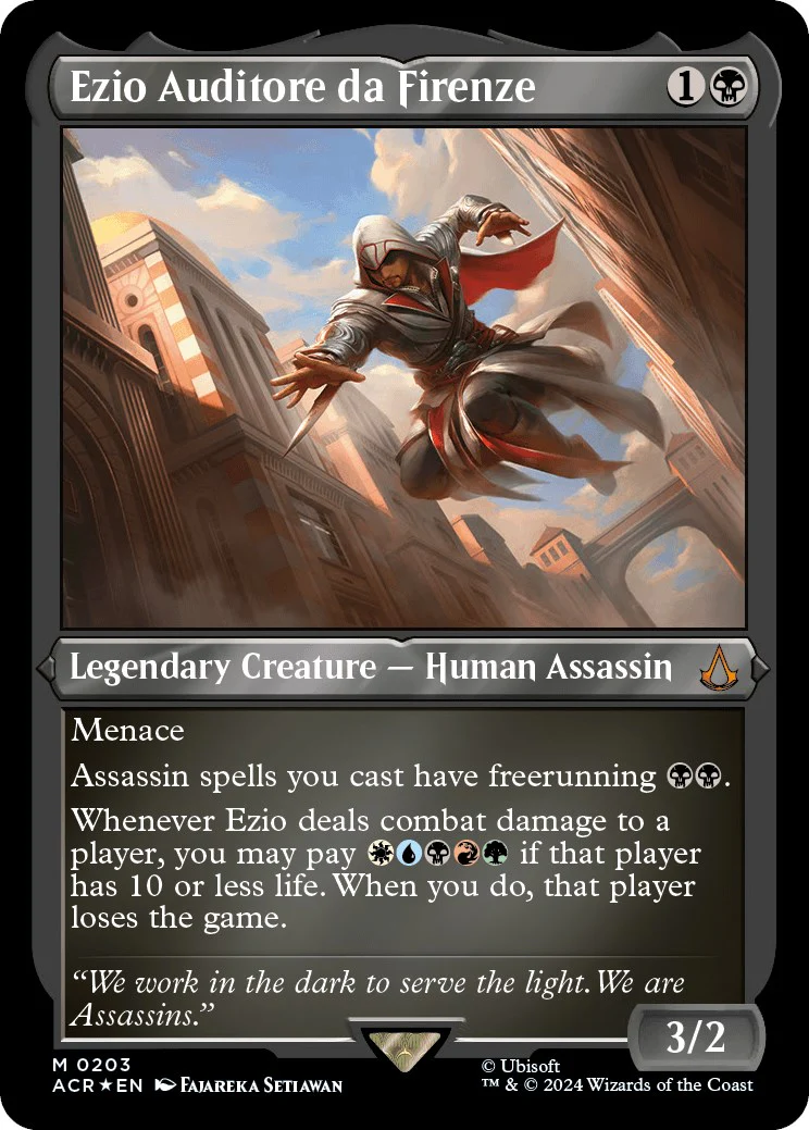 Ezio Auditore da Firenze (Foil Etched) [ACR - 203]