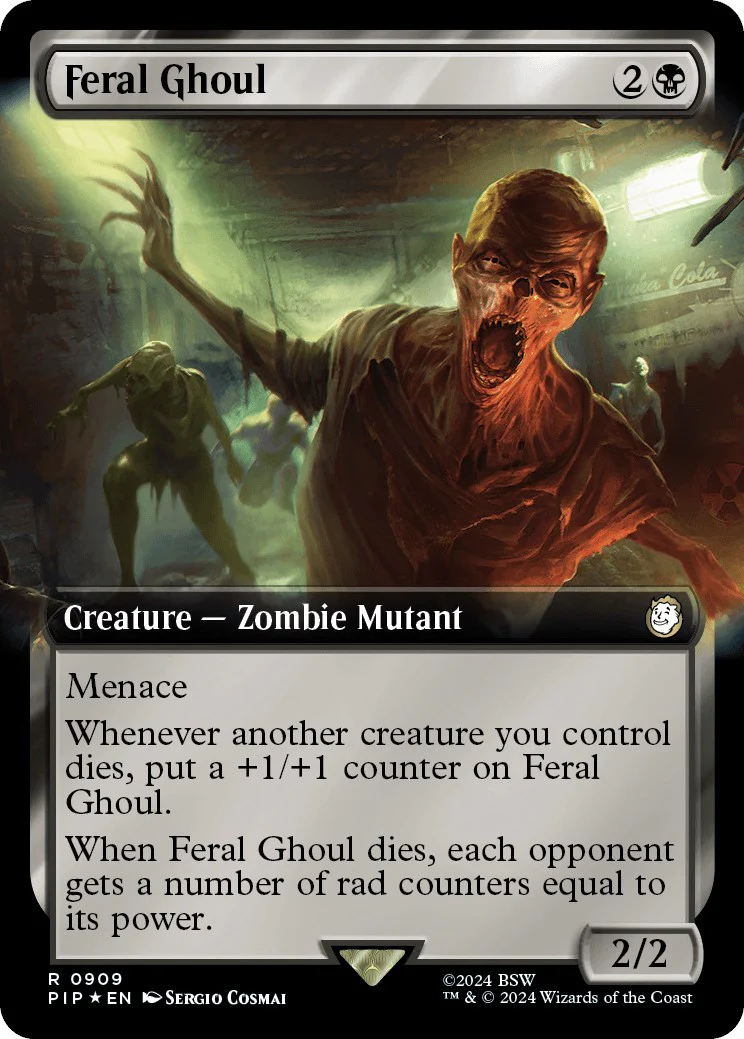 Feral Ghoul (Extended Art) (Surge Foil) [PIP - 909]