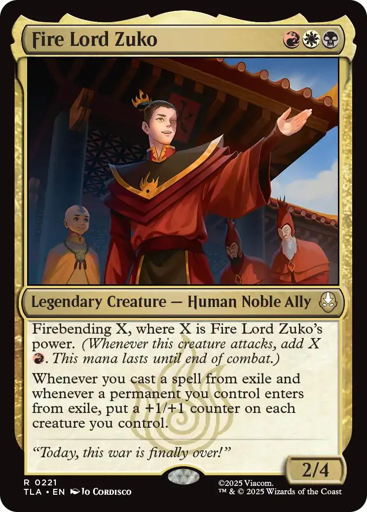 Fire Lord Zuko [TLA - 221]