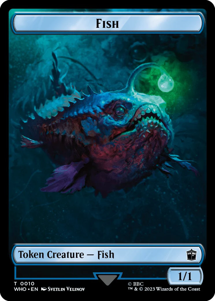 Fish // Clue (0022) Double-Sided Token [WHO - 10 // 22]