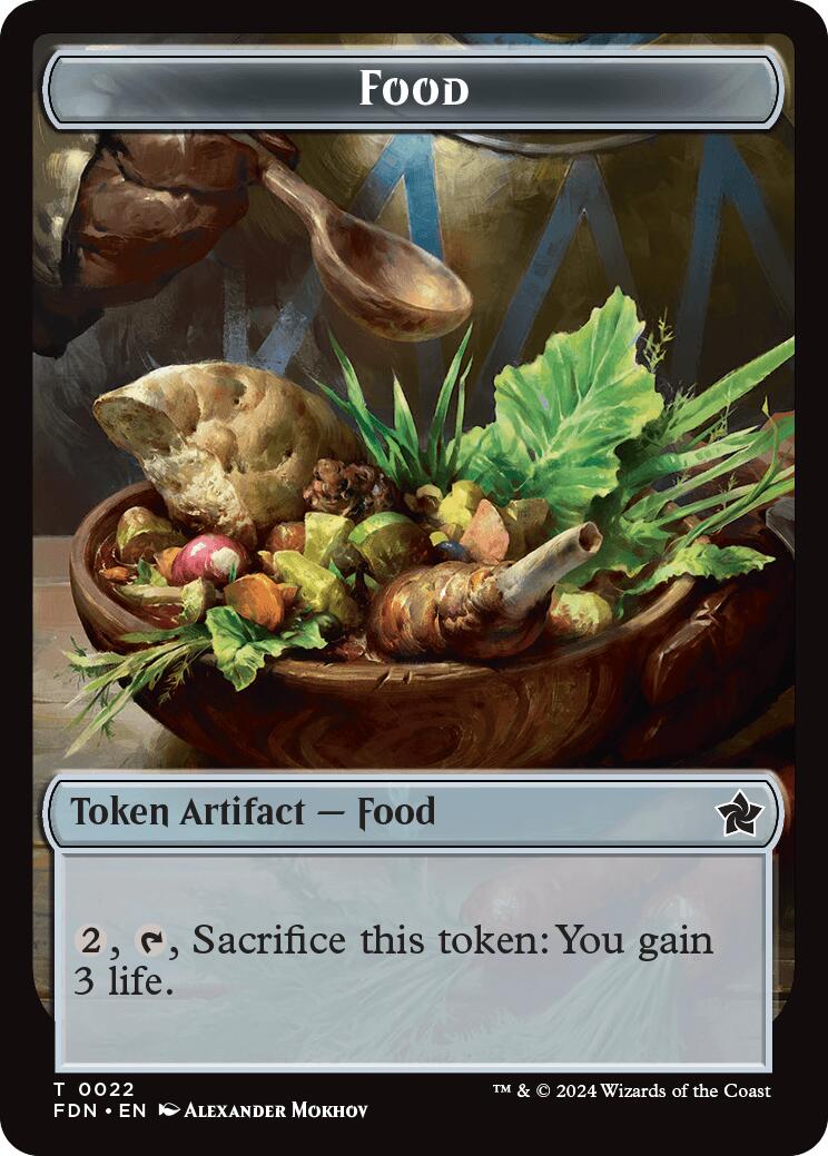 Food // Treasure Double-Sided Token [FDN - 22 // 23]