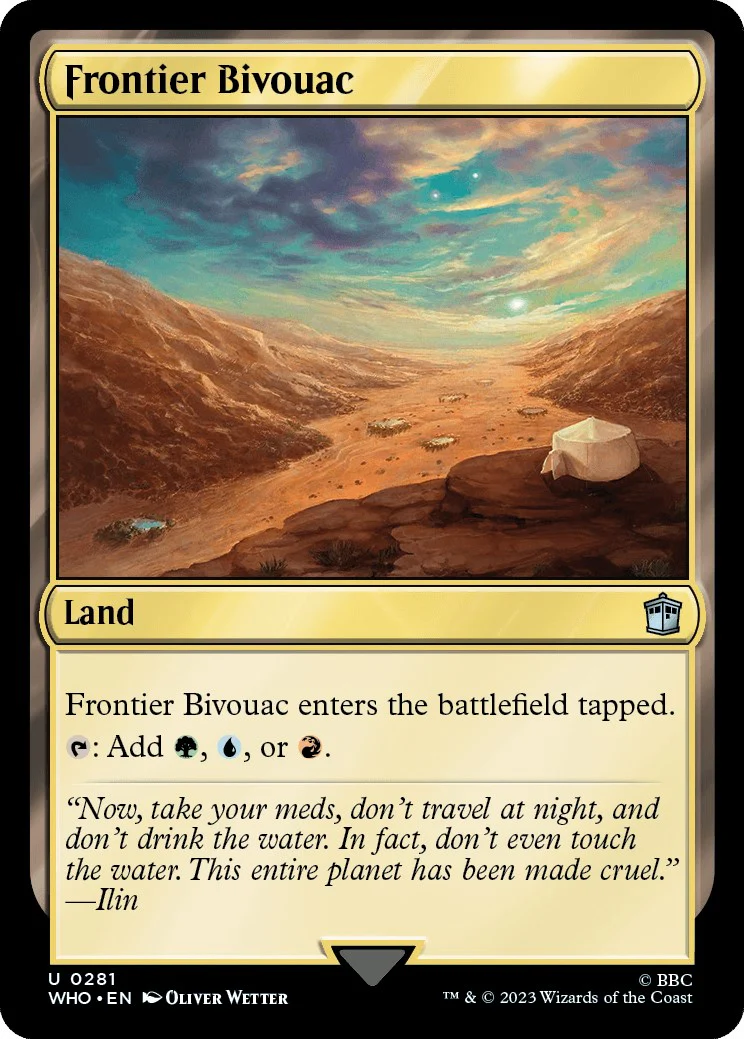 Frontier Bivouac [WHO - 281]