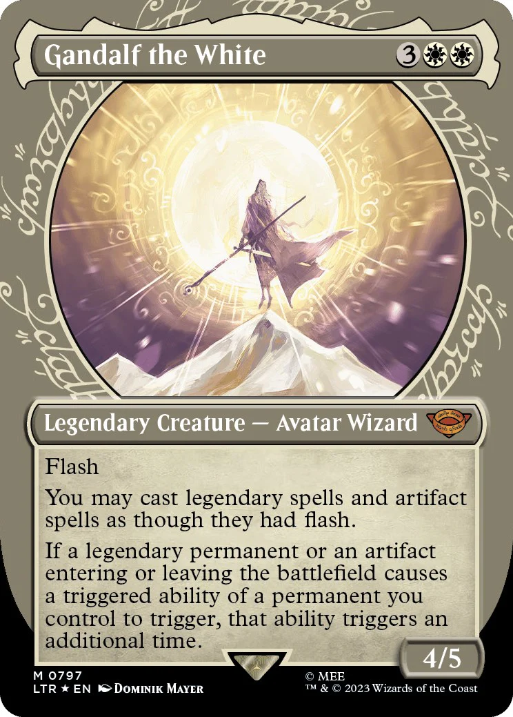 Gandalf the White (Showcase) (Surge Foil) [LTR - 797]