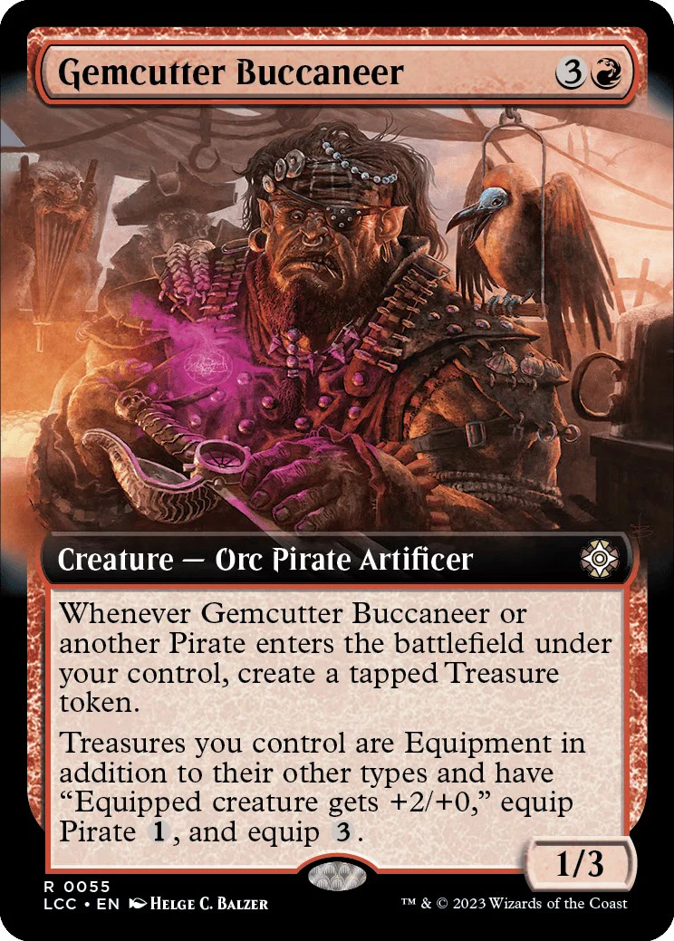 Gemcutter Buccaneer (Extended Art) [LCC - 55]