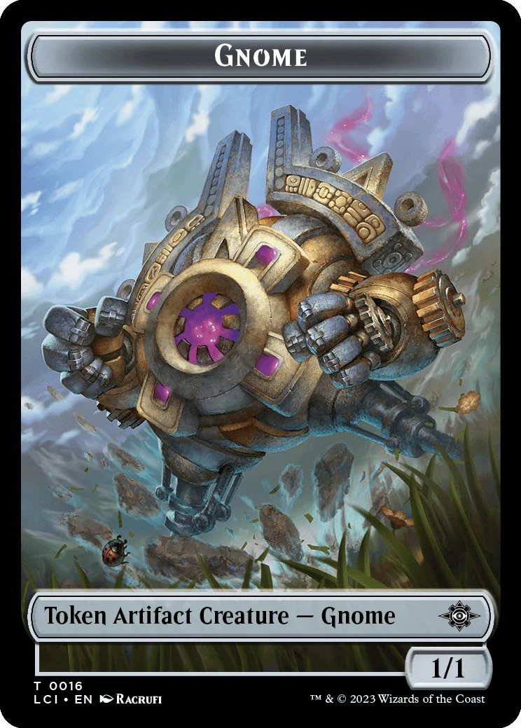 Gnome // Dinosaur (0001) Double-Sided Token [LCI - 16 // 1]