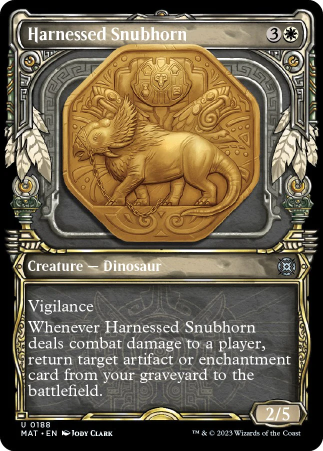 Harnessed Snubhorn (Halo Foil) [MAT - 188]