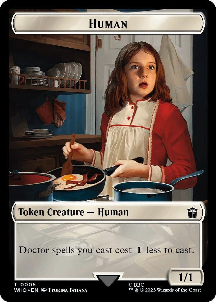 Human (0005) // Clue (0023) Double-Sided Token [WHO - 5 // 23]