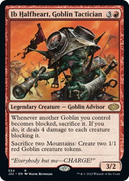 Ib Halfheart, Goblin Tactician [J22 - 554]