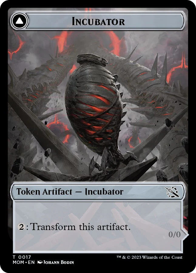 Incubator (0017) // Phyrexian (0017) Double-Sided Token [MOM - 17]