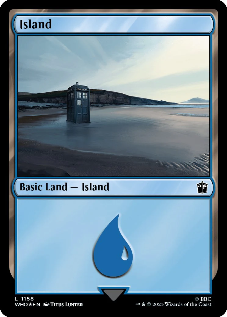Island (1158) (Surge Foil) [WHO - 1158]