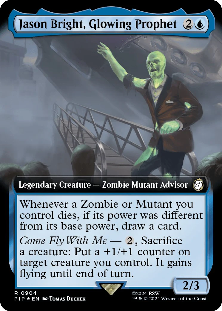 Jason Bright, Glowing Prophet (Extended Art) (Surge Foil) [PIP - 904]