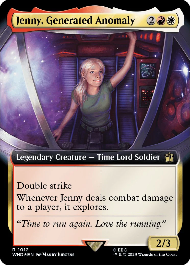 Jenny, Generated Anomaly (Extended Art) (Surge Foil) [WHO - 1012]