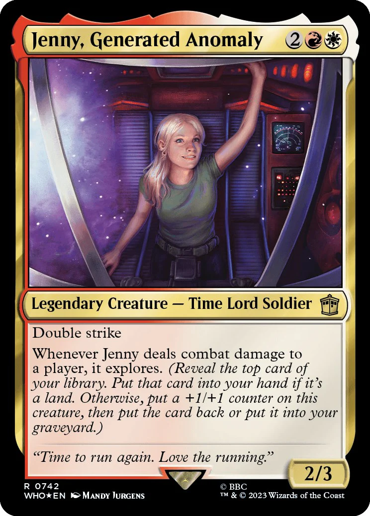 Jenny, Generated Anomaly (Surge Foil) [WHO - 742]