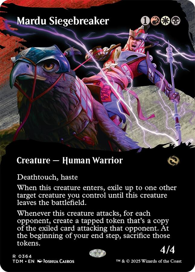 Mardu Siegebreaker (Borderless) [TDM - 364]