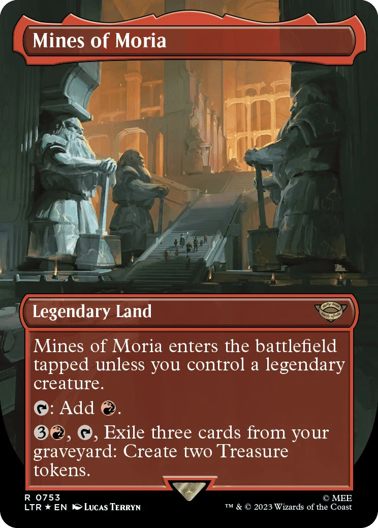 Mines of Moria (Borderless) (Surge Foil) [LTR - 753]