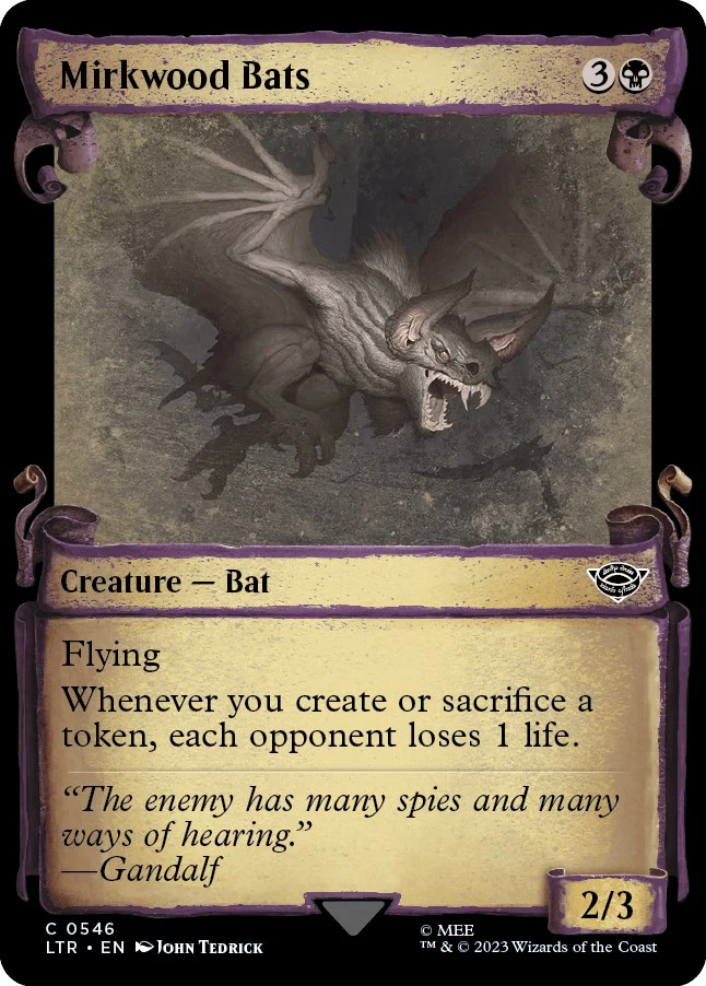 Mirkwood Bats (Showcase Scrolls) [LTR - 546]