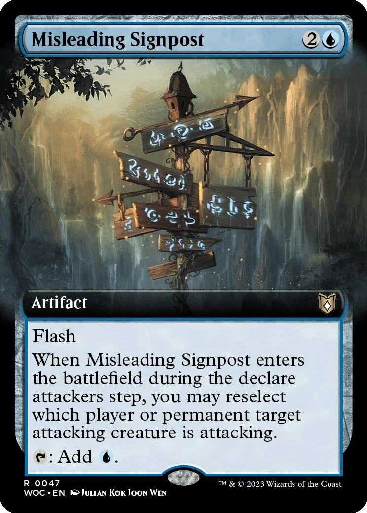 Misleading Signpost (Extended Art) [WOC - 47]