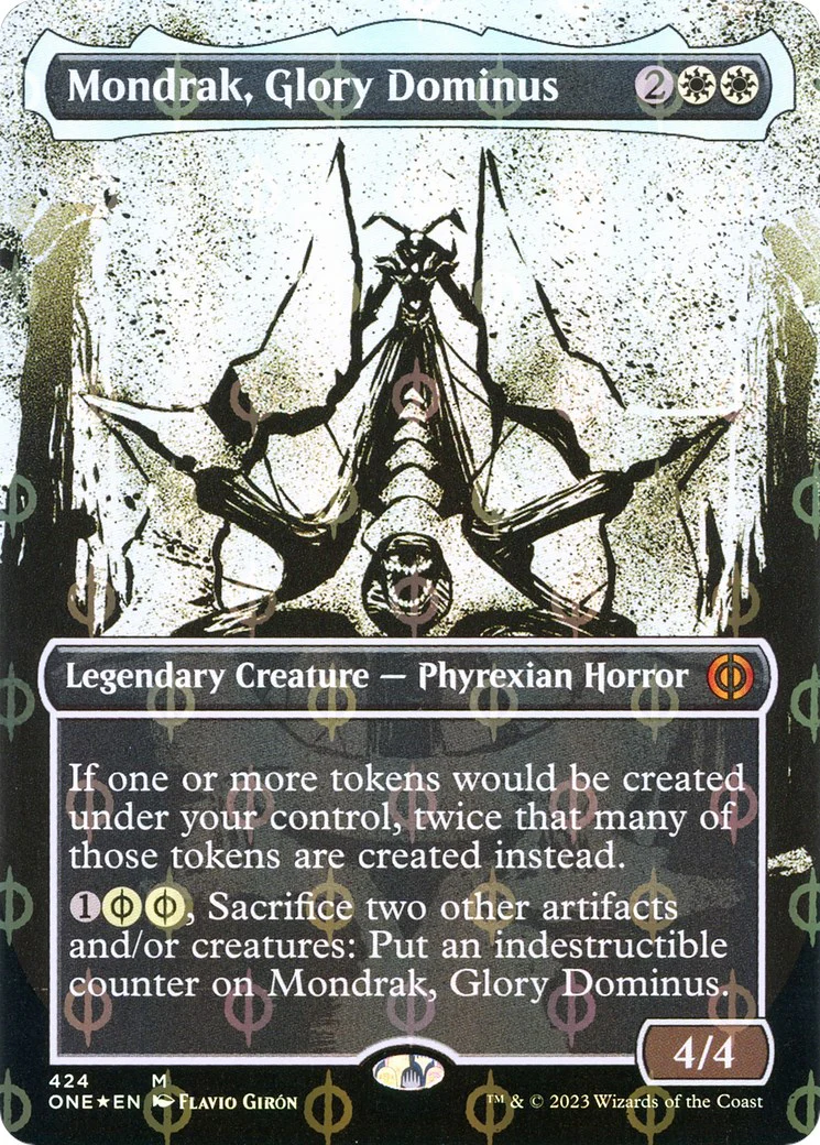 Mondrak, Glory Dominus (Showcase) (Step-and-Compleat Foil) [ONE - 424]