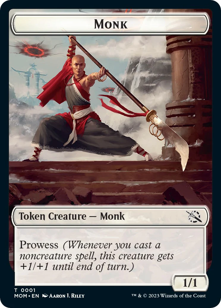 Monk // Zombie Double-Sided Token [MOM - 1 // 5]