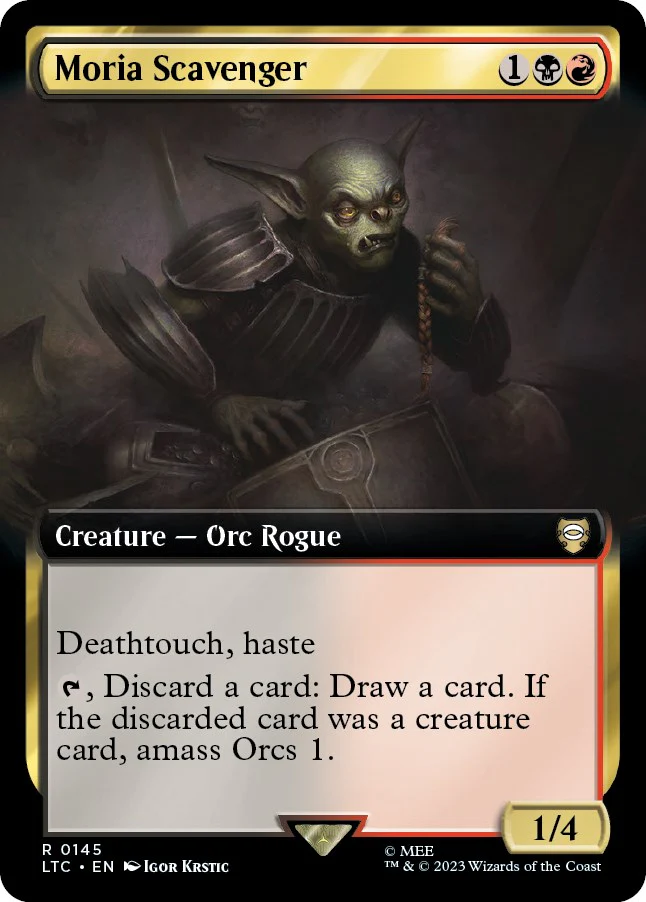 Moria Scavenger (Extended Art) [LTC - 145]
