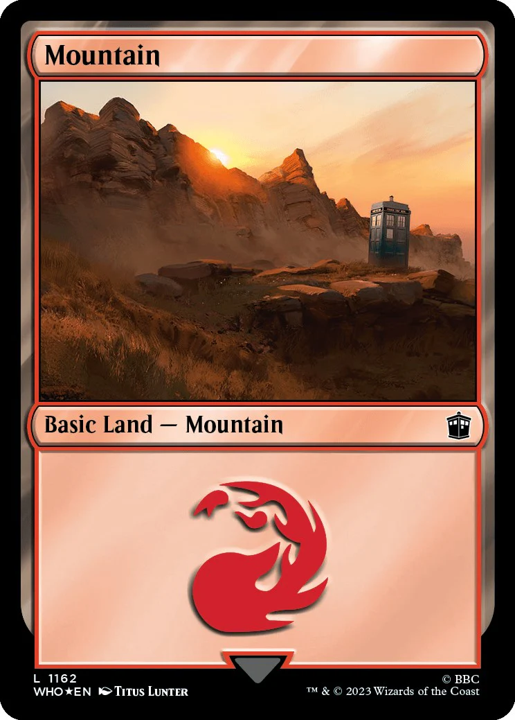 Mountain (1162) (Surge Foil) [WHO - 1162]