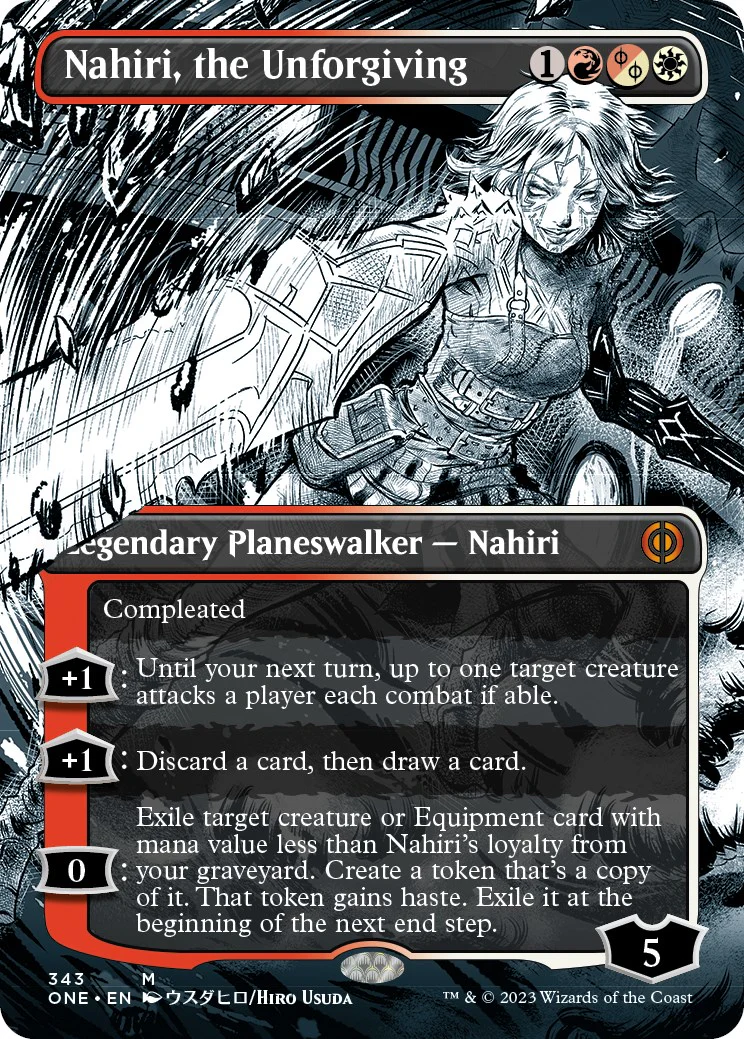 Nahiri, the Unforgiving (Borderless) [ONE - 343]