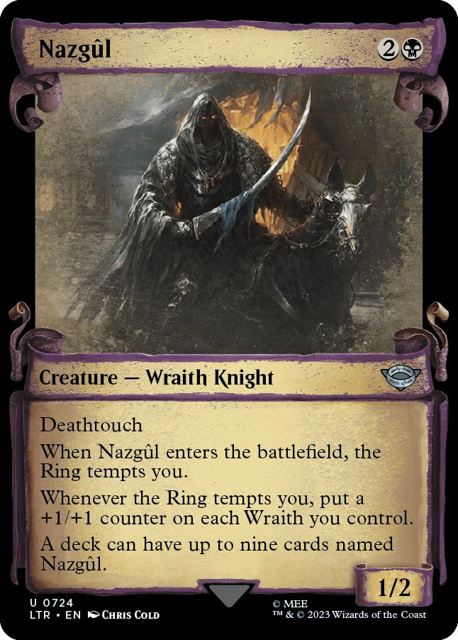 Nazgul (0724) (Showcase Scrolls) [LTR - 724]