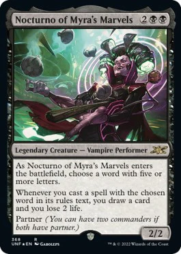 Nocturno of Myra's Marvels (Galaxy Foil) [UNF - 368]