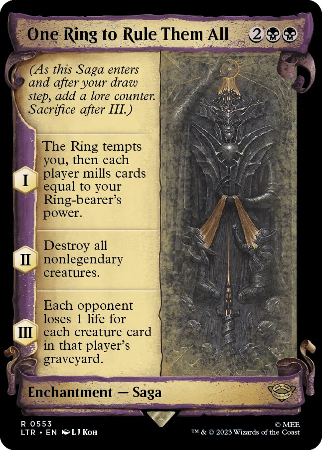 One Ring to Rule Them All (Showcase Scrolls) [LTR - 553]