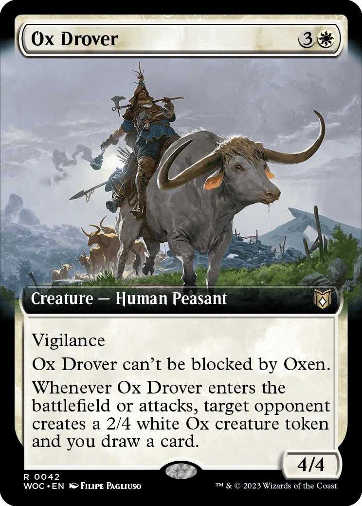 Ox Drover (Extended Art) [WOC - 42]